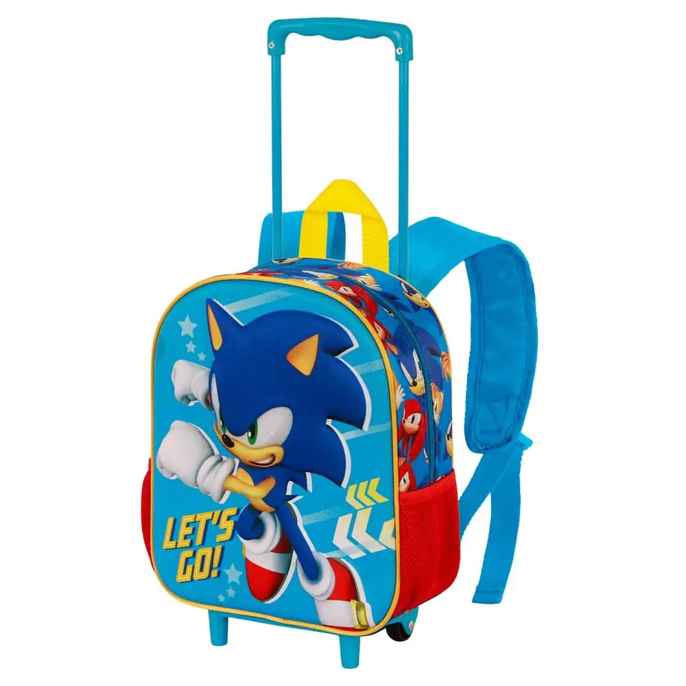 Sonic The Hedgehog Go 3D gurulós táska 34cm termékfotó