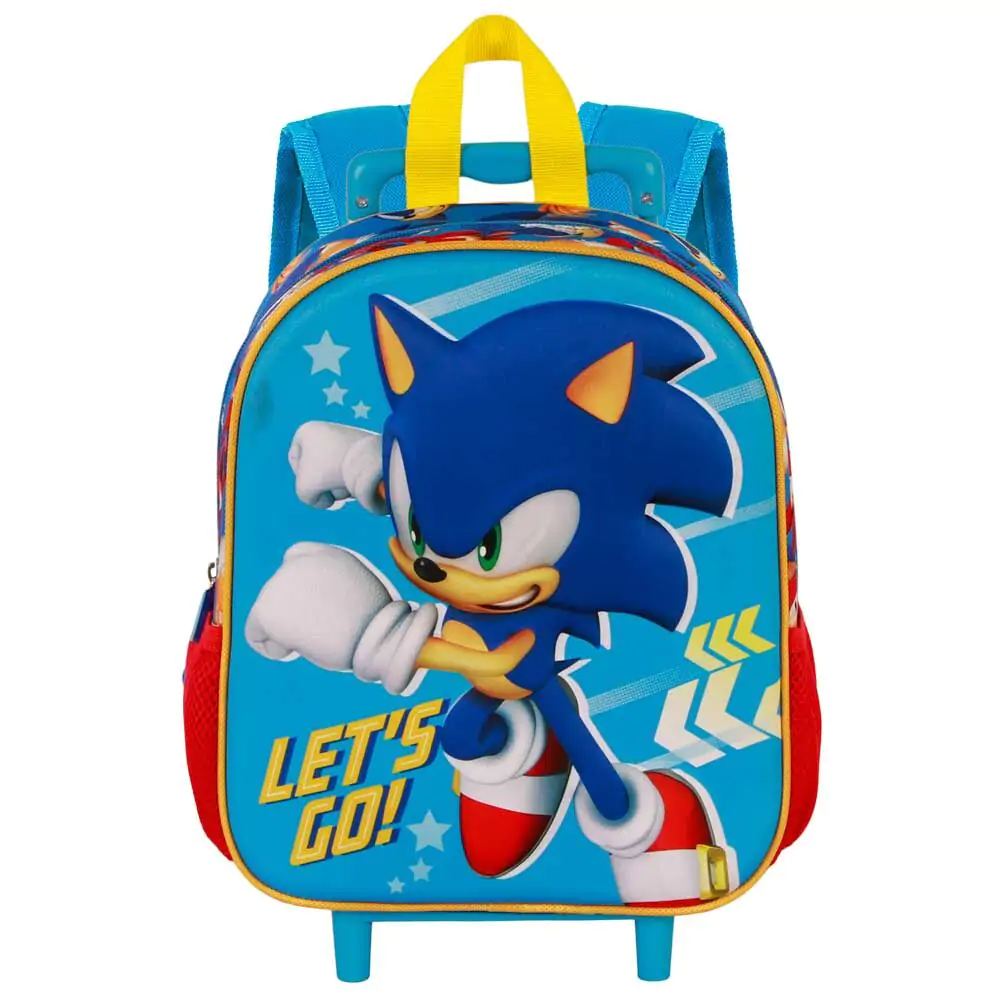 Sonic The Hedgehog Go 3D gurulós táska 34cm termékfotó