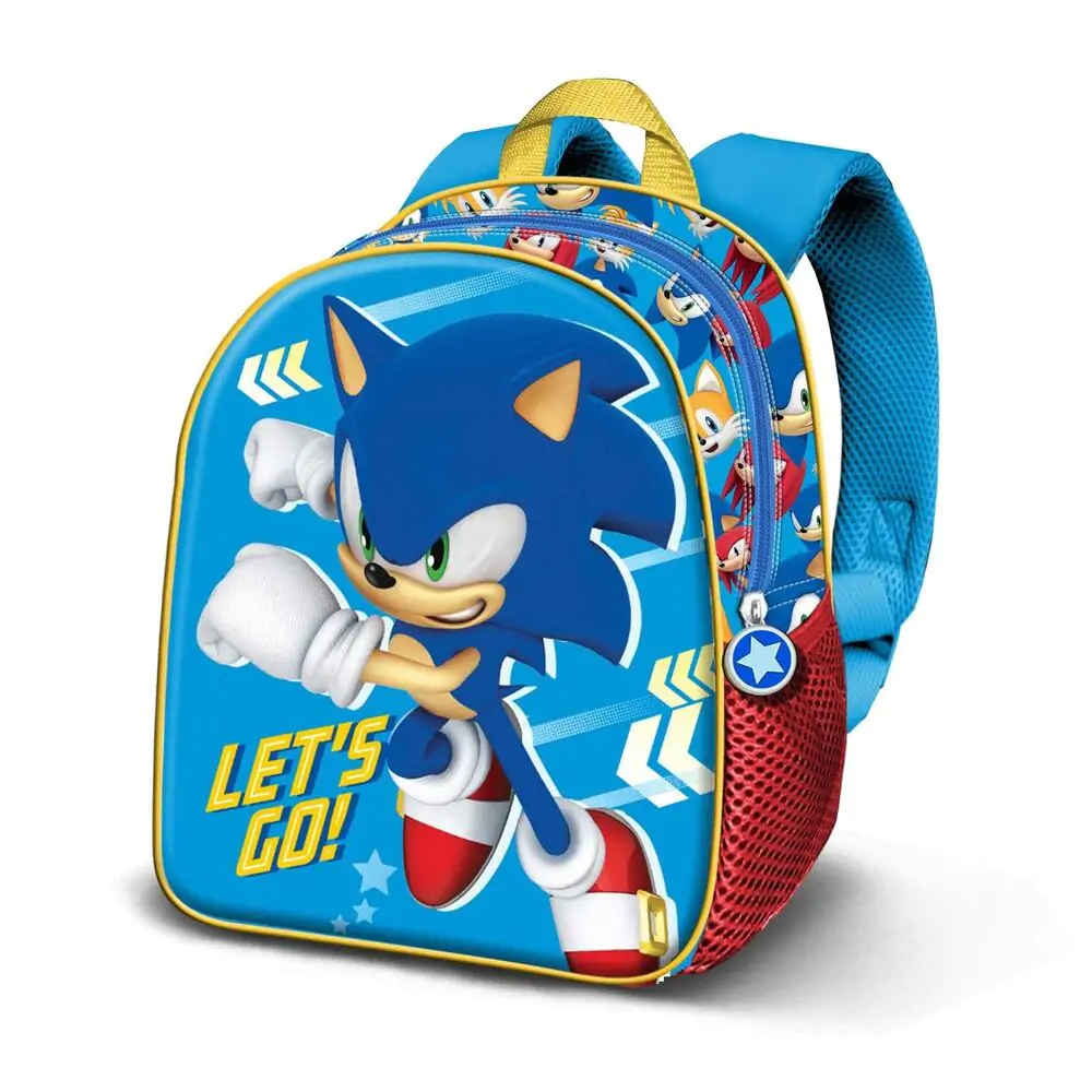 Sonic The Hedgehog Go 3D táska hátizsák 31cm termékfotó