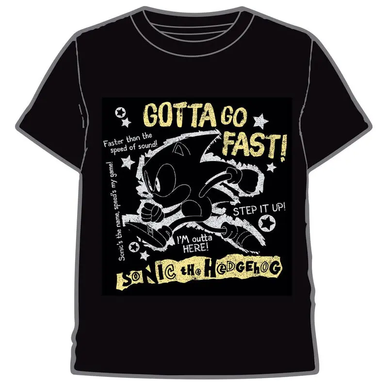Sonic The Hedgehog Go Fast gyerek póló termékfotó