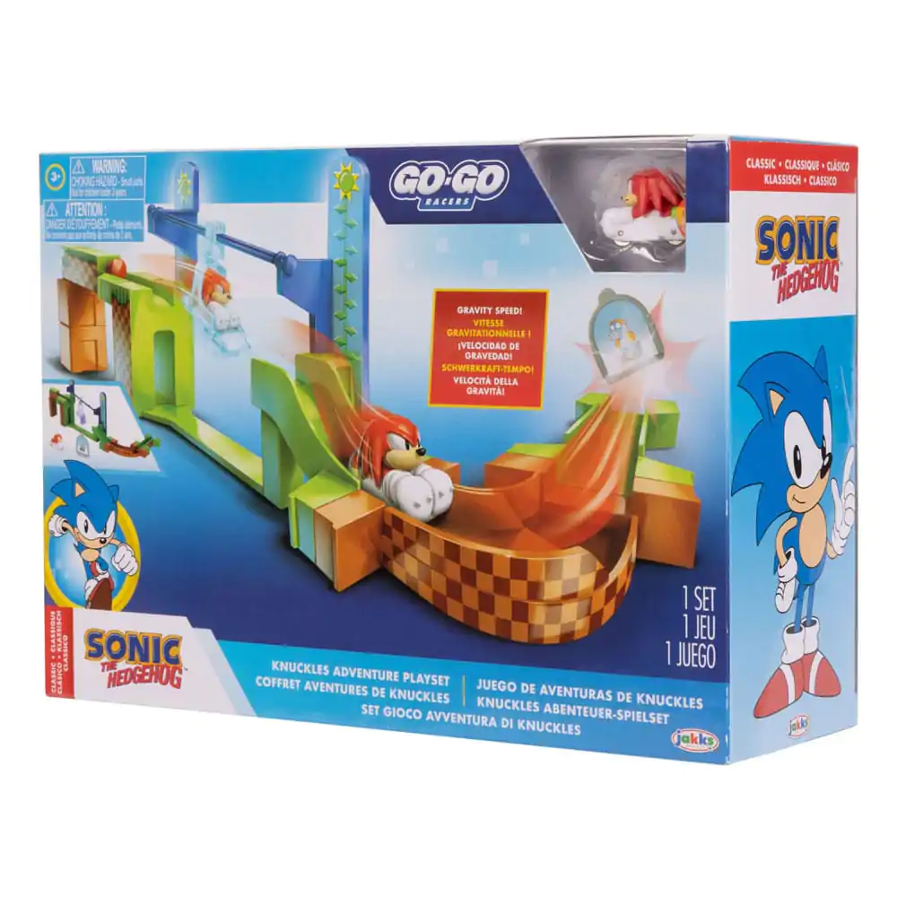 Sonic - The Hedgehog Go Go Racers Launching ramps Sonic & Knuckles Mini figura játékkészlet termékfotó