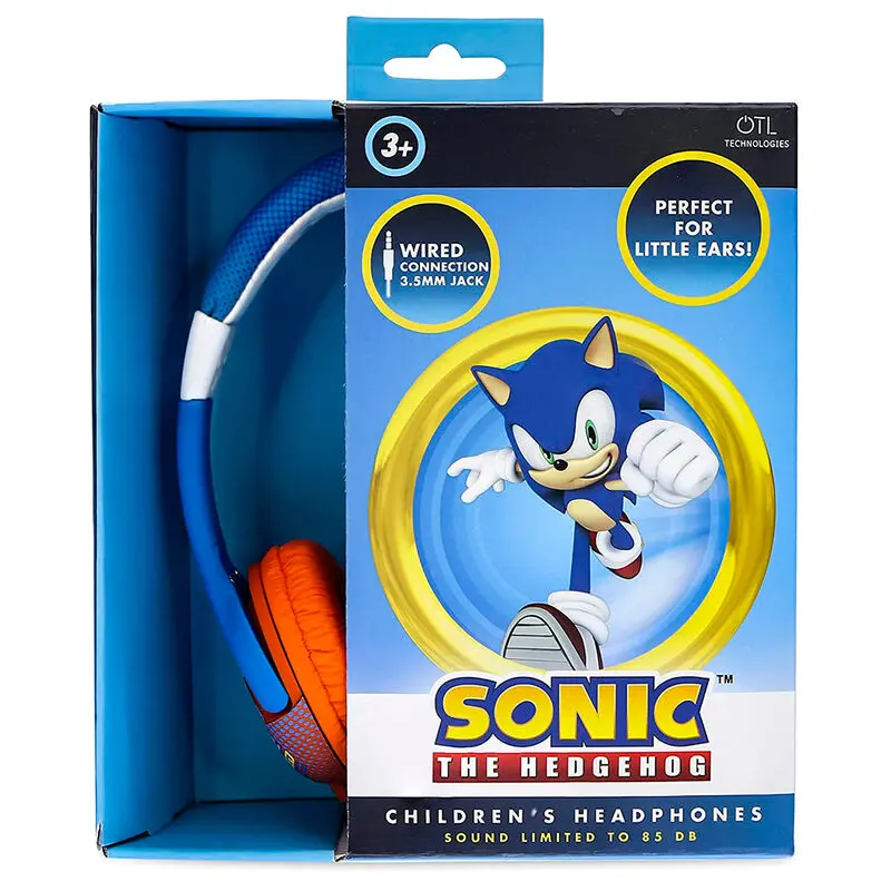 Sonic the Hedgehog kids headphones termékfotó