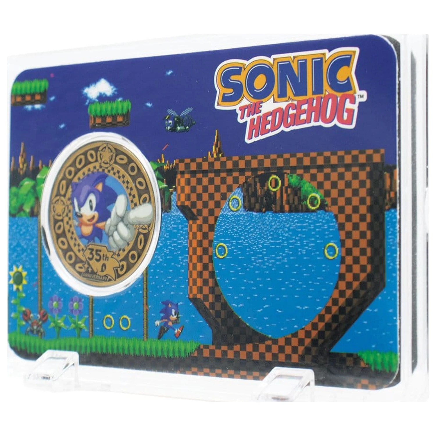 Sonic the Hedgehog Gyűjthető érme 35th Anniversary Limitált kiadás termékfotó