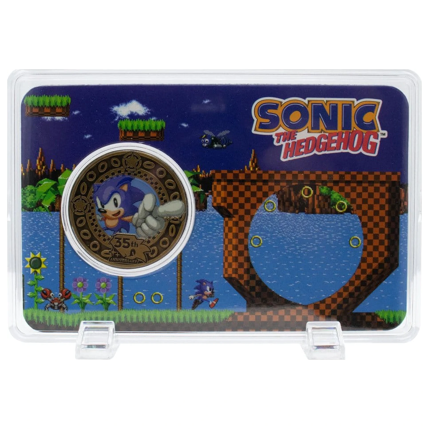 Sonic the Hedgehog Gyűjthető érme 35th Anniversary Limitált kiadás termékfotó
