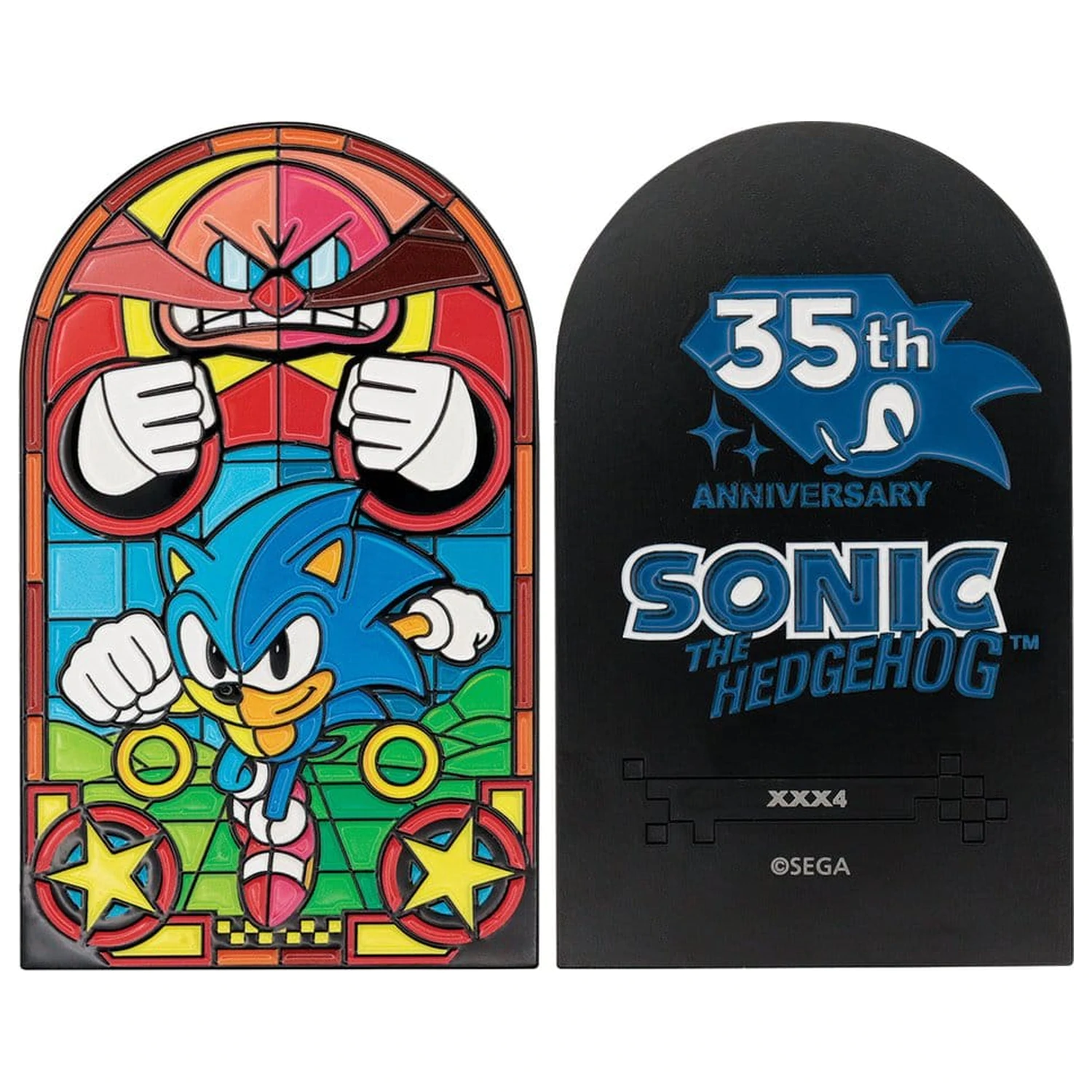 Sonic The Hedgehog Ingot Stained Glass Window Style 60 cm termékfotó