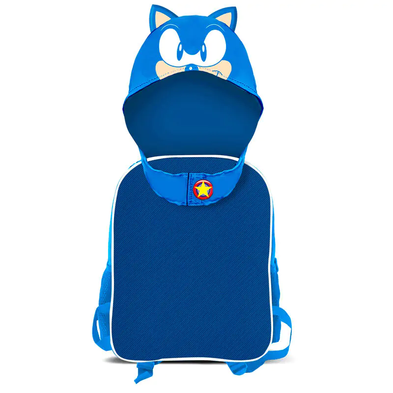Sonic the Hedgehog kapucnis táska hátizsák 31cm termékfotó