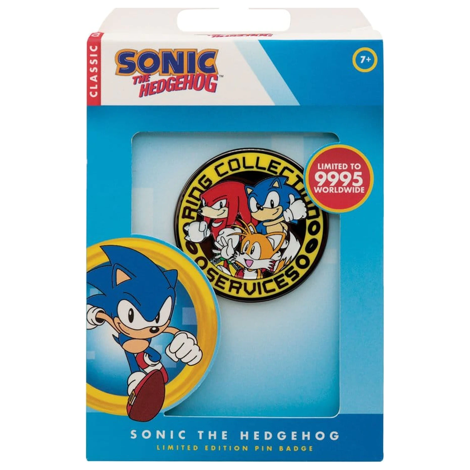 Sonic - The Hedgehog kitűző Sonic, Tails, Knuckles Limitált kiadás     termékfotó