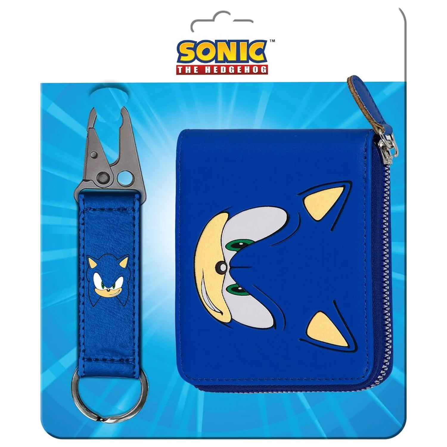 Sonic the Hedgehog kulcstartó és pénztárca csomag termékfotó