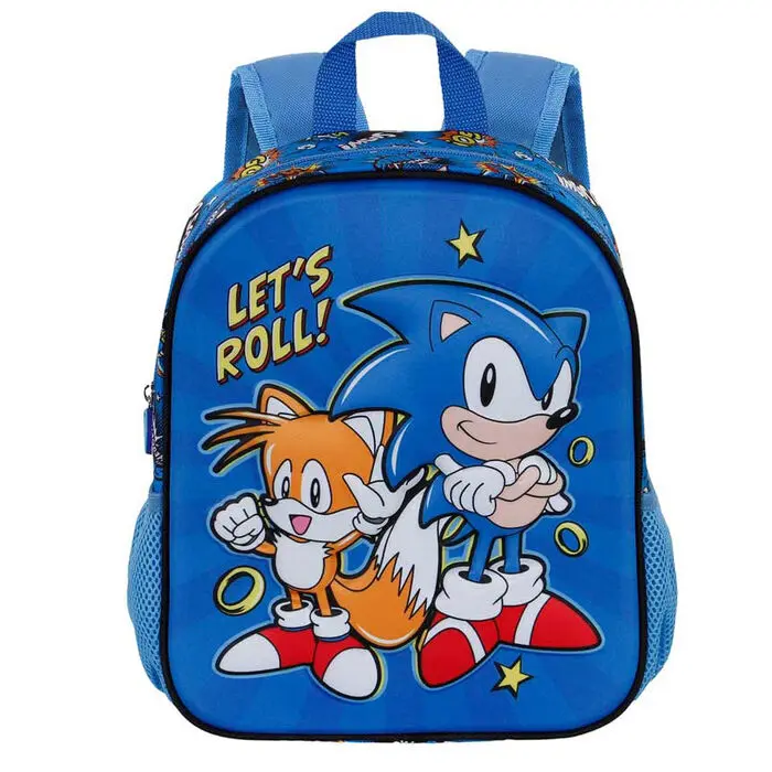 Sonic The Hedgehog Lets Roll 3D táska hátizsák 31cm termékfotó