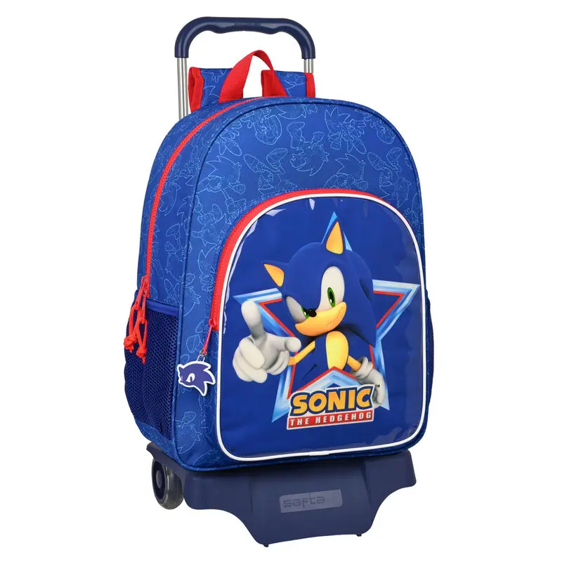 Sonic The Hedgehog Lets Roll gurulós táska 42cm termékfotó