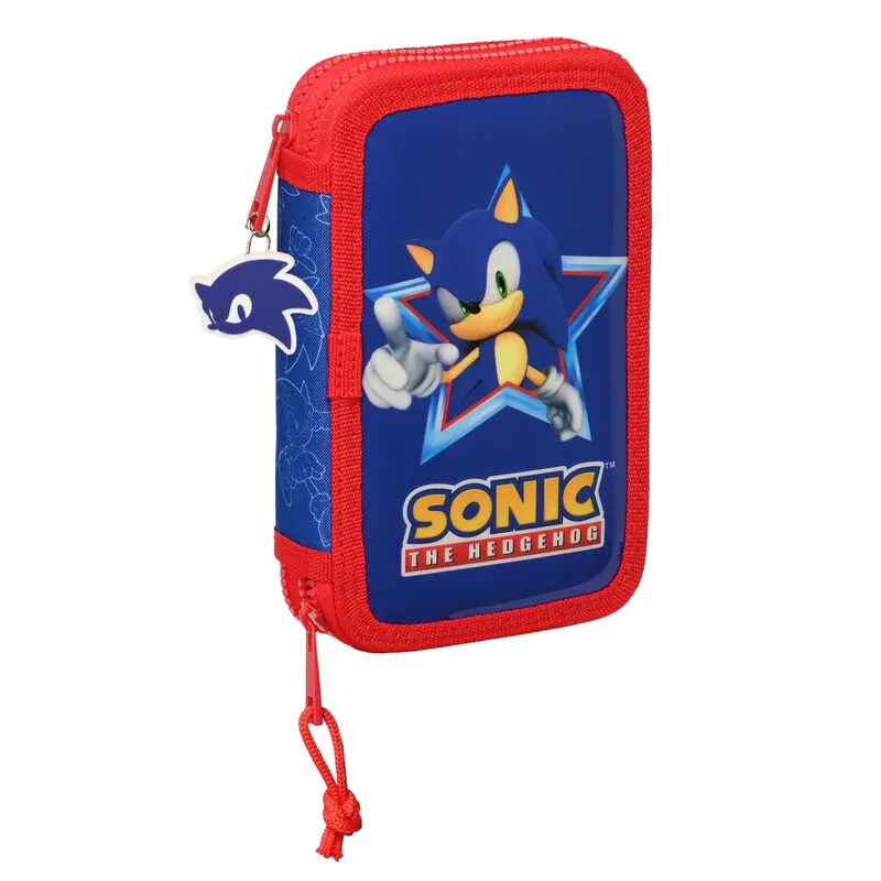 Sonic The Hedgehog Lets Roll töltött dupla tolltartó 28db-os termékfotó