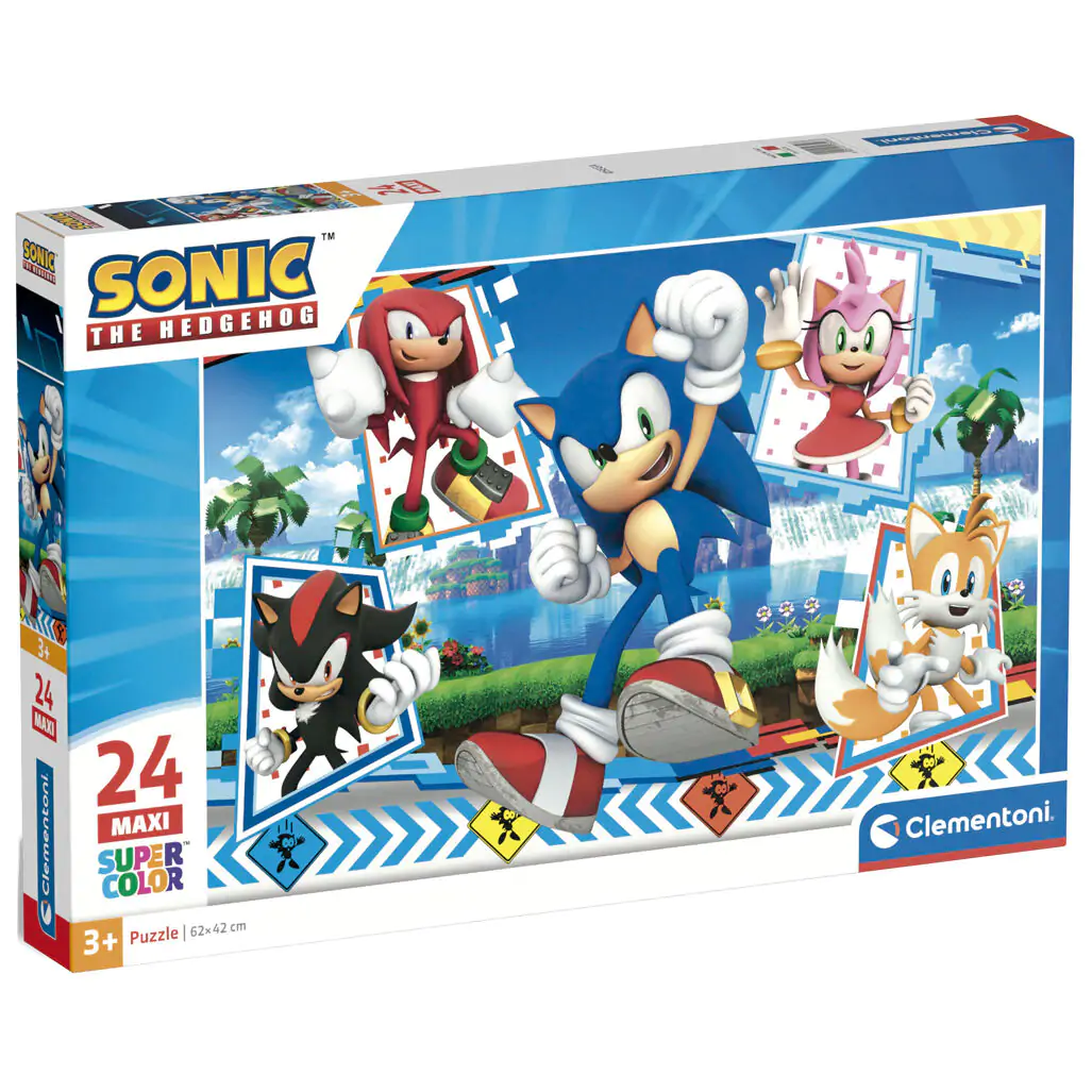 Sonic the Hedgehog maxi puzzle 24db-os termékfotó