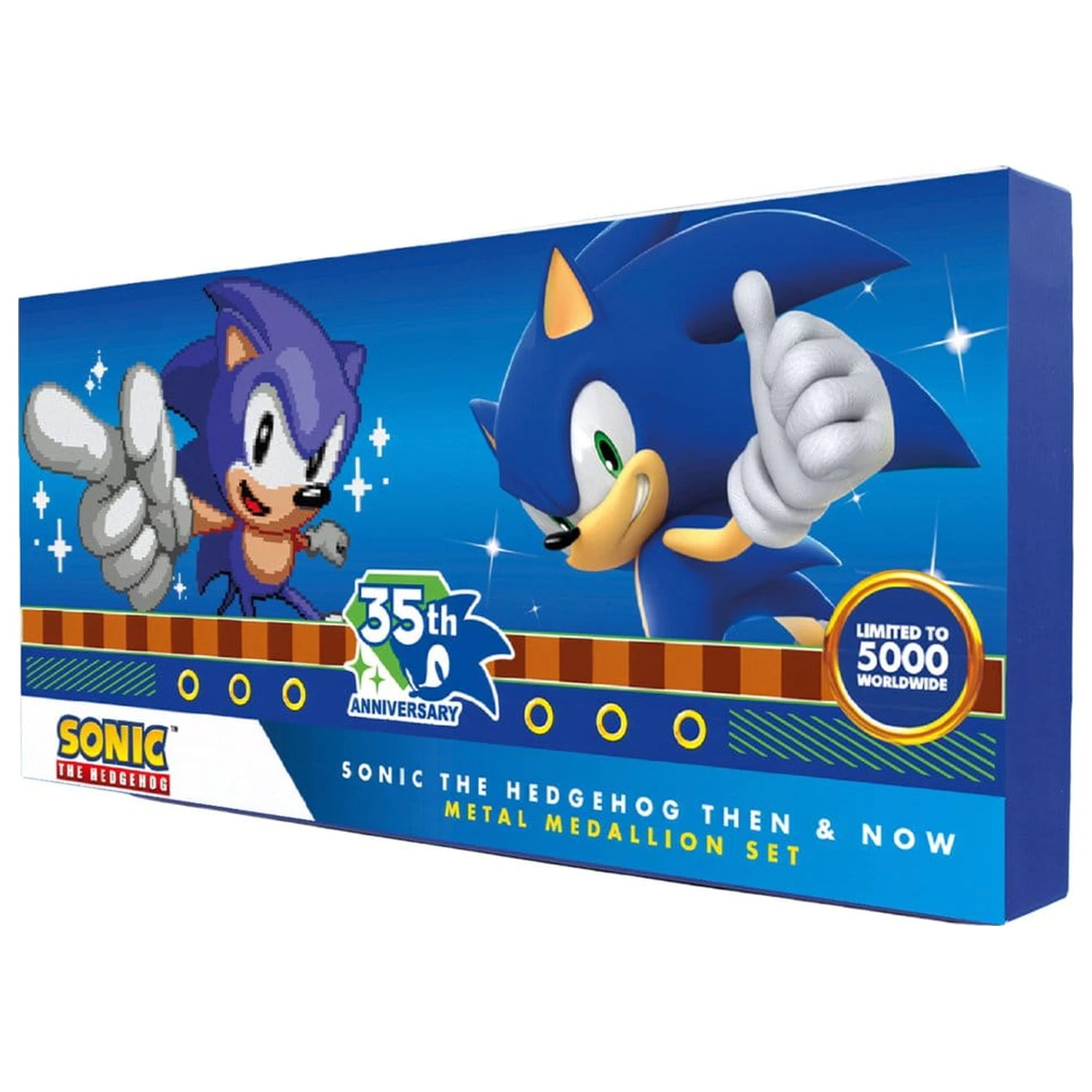 Sonic the Hedgehog Medallion 3 db-os5th Anniversary Then & Now Limitált kiadás termékfotó