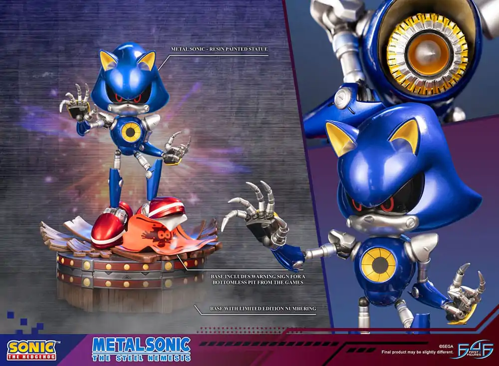 Sonic the Hedgehog Metal Sonic szobor figura 38 cm termékfotó