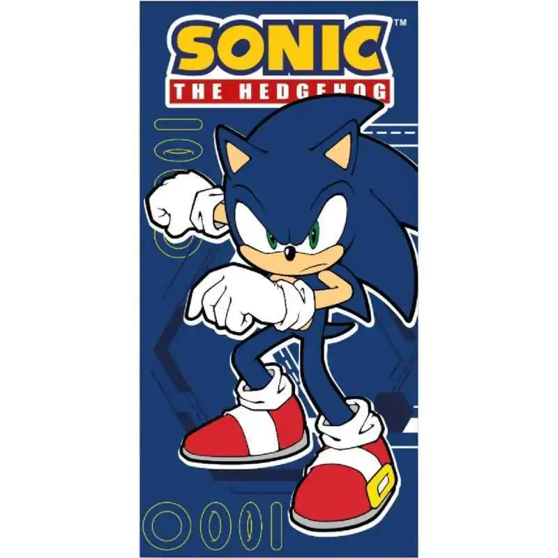 Sonic The Hedgehog mikroszálas strand törölköző termékfotó