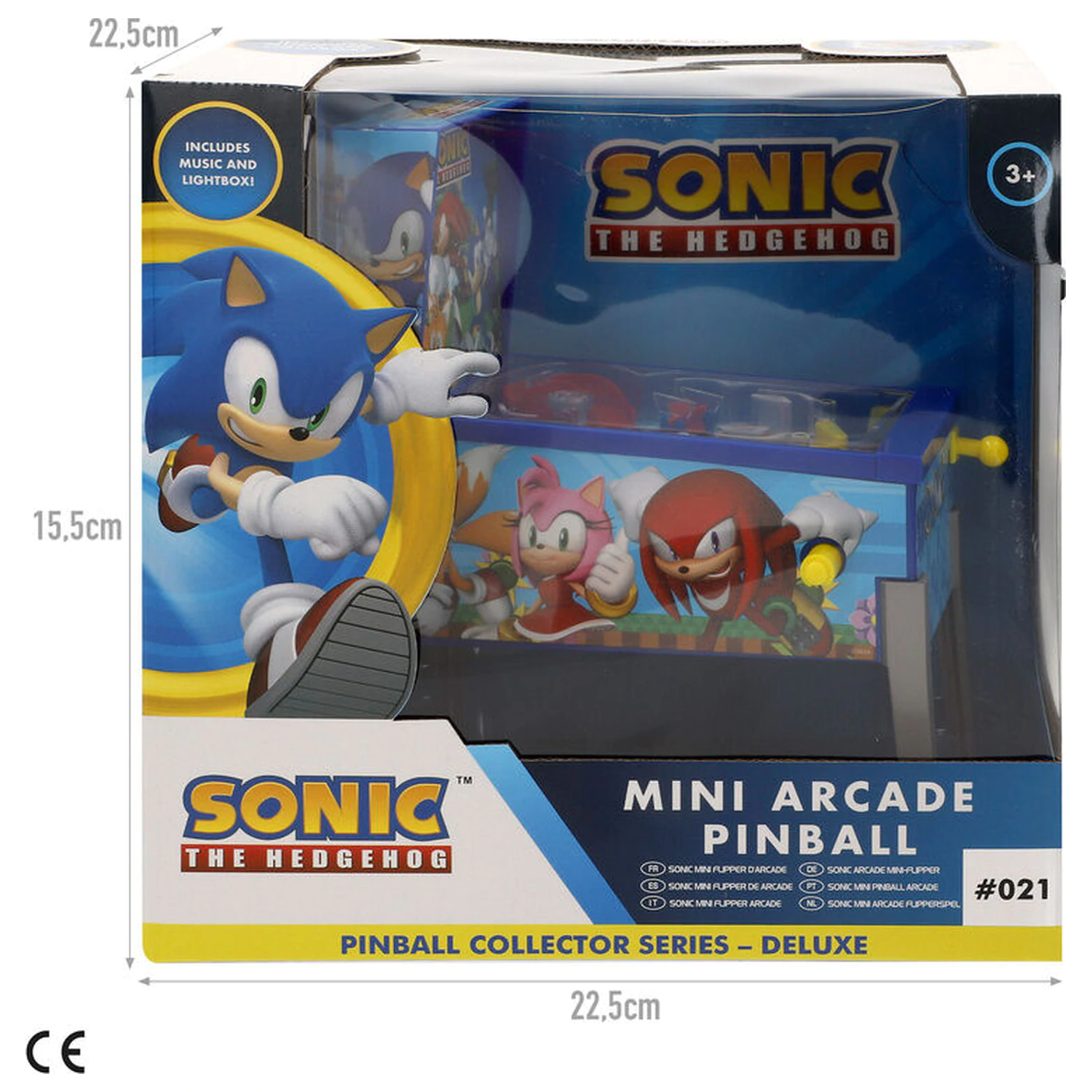 Sonic the Hedgehog mini arcade pinball flipper termékfotó