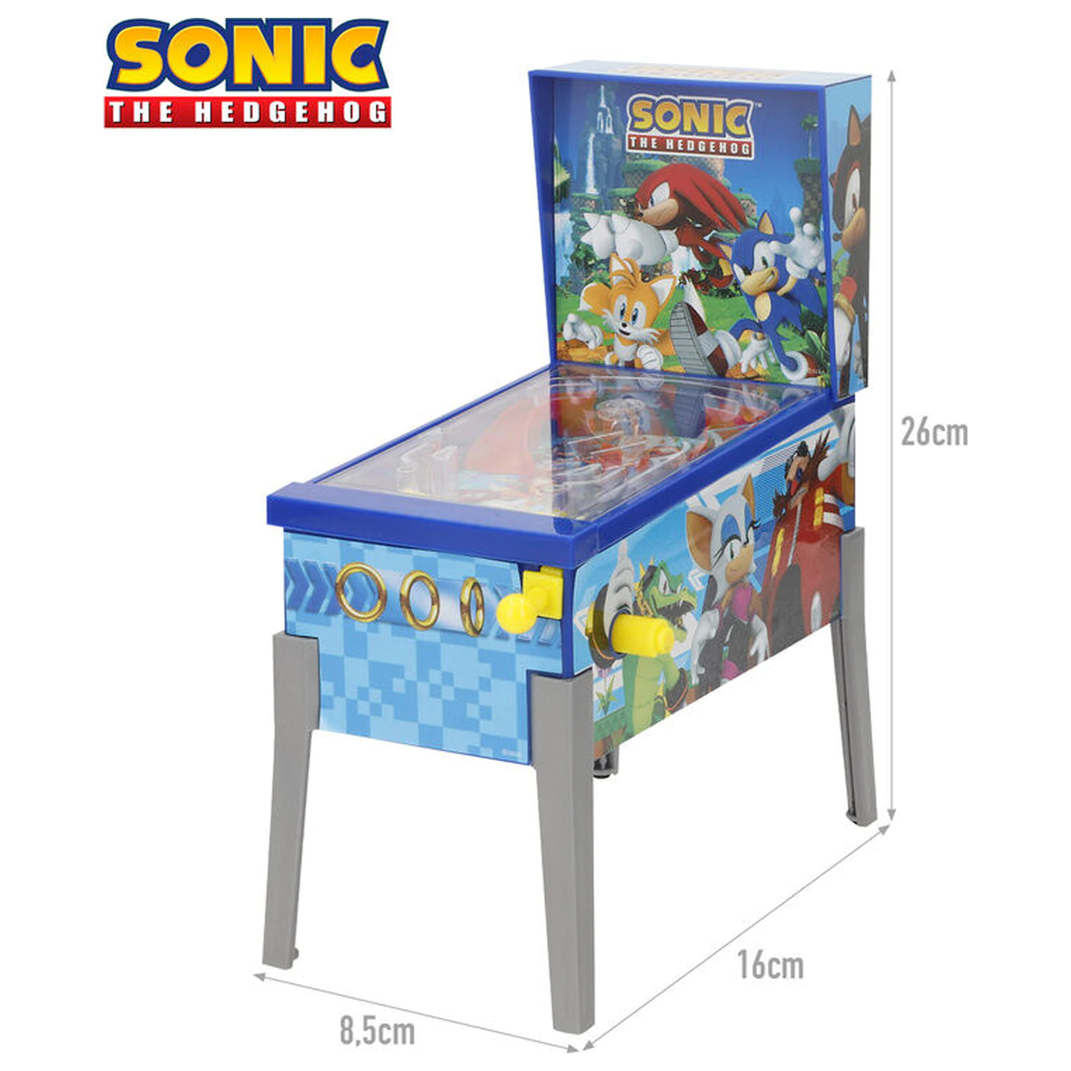 Sonic the Hedgehog mini arcade pinball flipper termékfotó