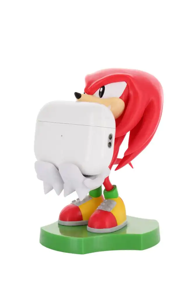 Sonic the Hedgehog Mini Cable Guy Earbuds/okosóra tartó figura Knuckles 10 cm termékfotó