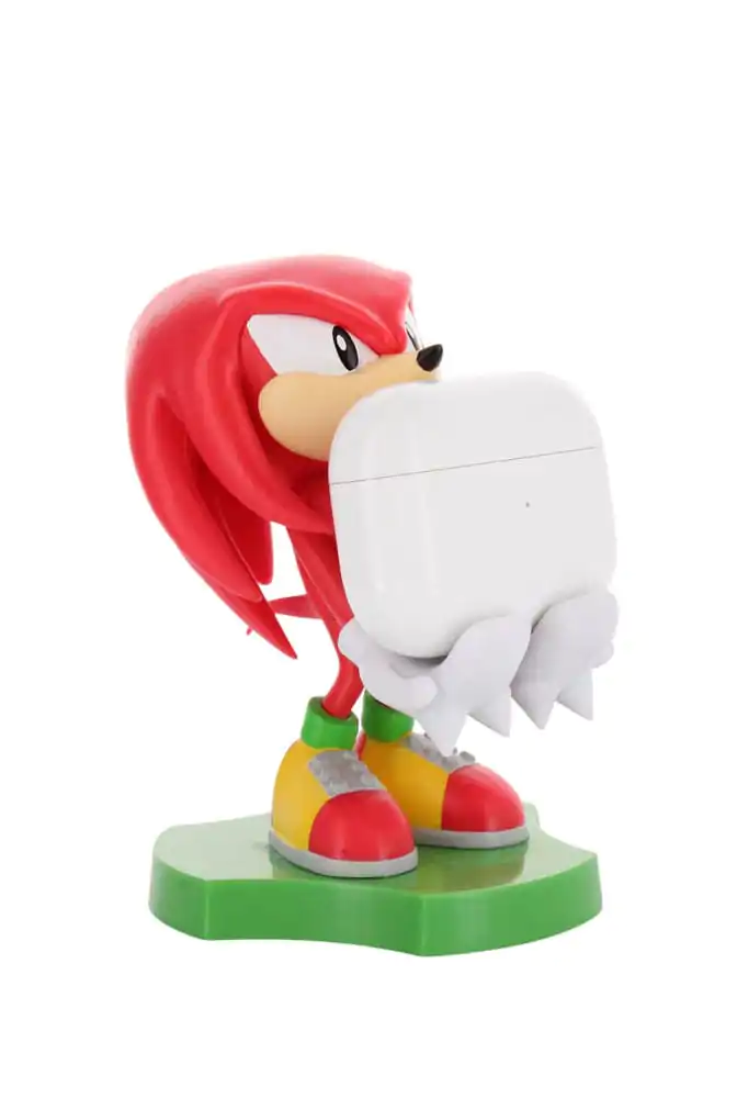 Sonic the Hedgehog Mini Cable Guy Earbuds/okosóra tartó figura Knuckles 10 cm termékfotó