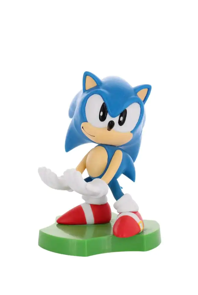 Sonic the Hedgehog Mini Cable Guy Earbuds/okosóra tartó figura Sliding Sonic 10 cm termékfotó