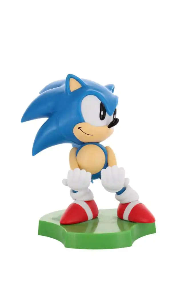 Sonic the Hedgehog Mini Cable Guy Earbuds/okosóra tartó figura Sliding Sonic 10 cm termékfotó