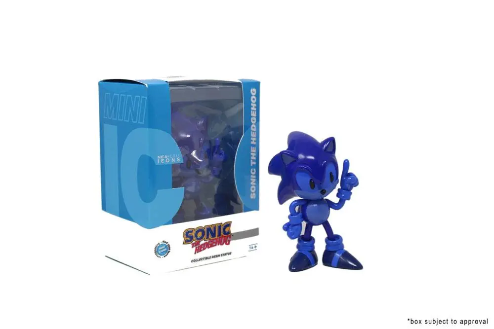 Sonic the Hedgehog Mini Icons 1/6 Sonic Blue Edition szobor figura 15 cm termékfotó