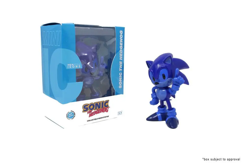 Sonic the Hedgehog Mini Icons 1/6 Sonic Blue Edition szobor figura 15 cm termékfotó
