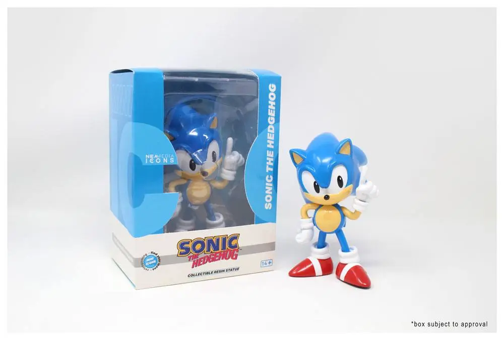Sonic the Hedgehog Mini Icons 1/6 Sonic Classic Edition szobor figura 13 cm termékfotó