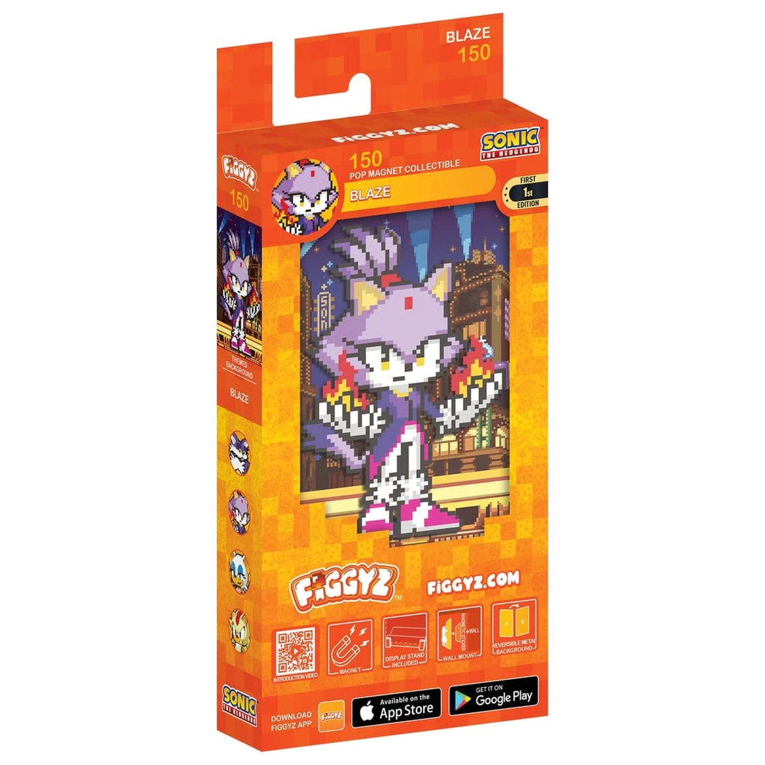 Sonic the Hedgehog (Modern) FiGGYZ gyűjthető hűtőmágnes Blaze the Cat 11 cm termékfotó