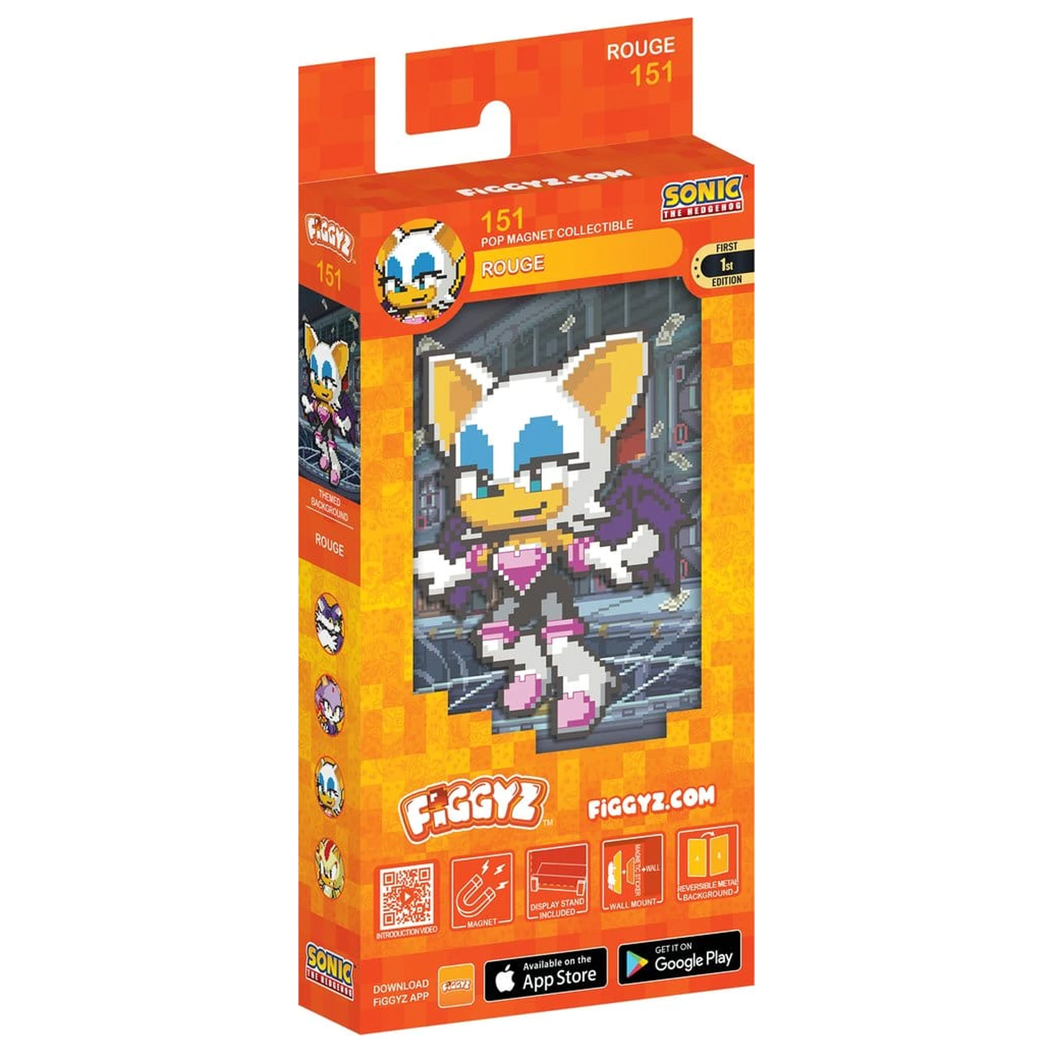 Sonic the Hedgehog (Modern) FiGGYZ gyűjthető hűtőmágnes Rouge the Bat 11 cm termékfotó