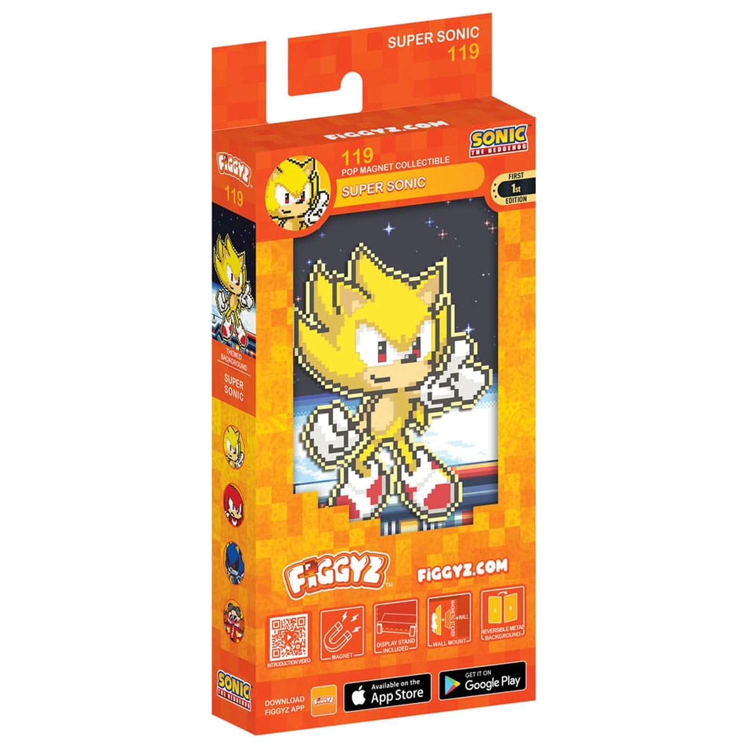 Sonic the Hedgehog (Modern) FiGGYZ gyűjthető hűtőmágnes Super Sonic 11 cm termékfotó