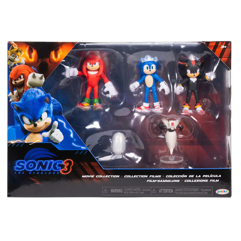 Sonic - The Hedgehog Movie 3 Wave 1 6 db-os Mini figura csomag 6 cm termékfotó