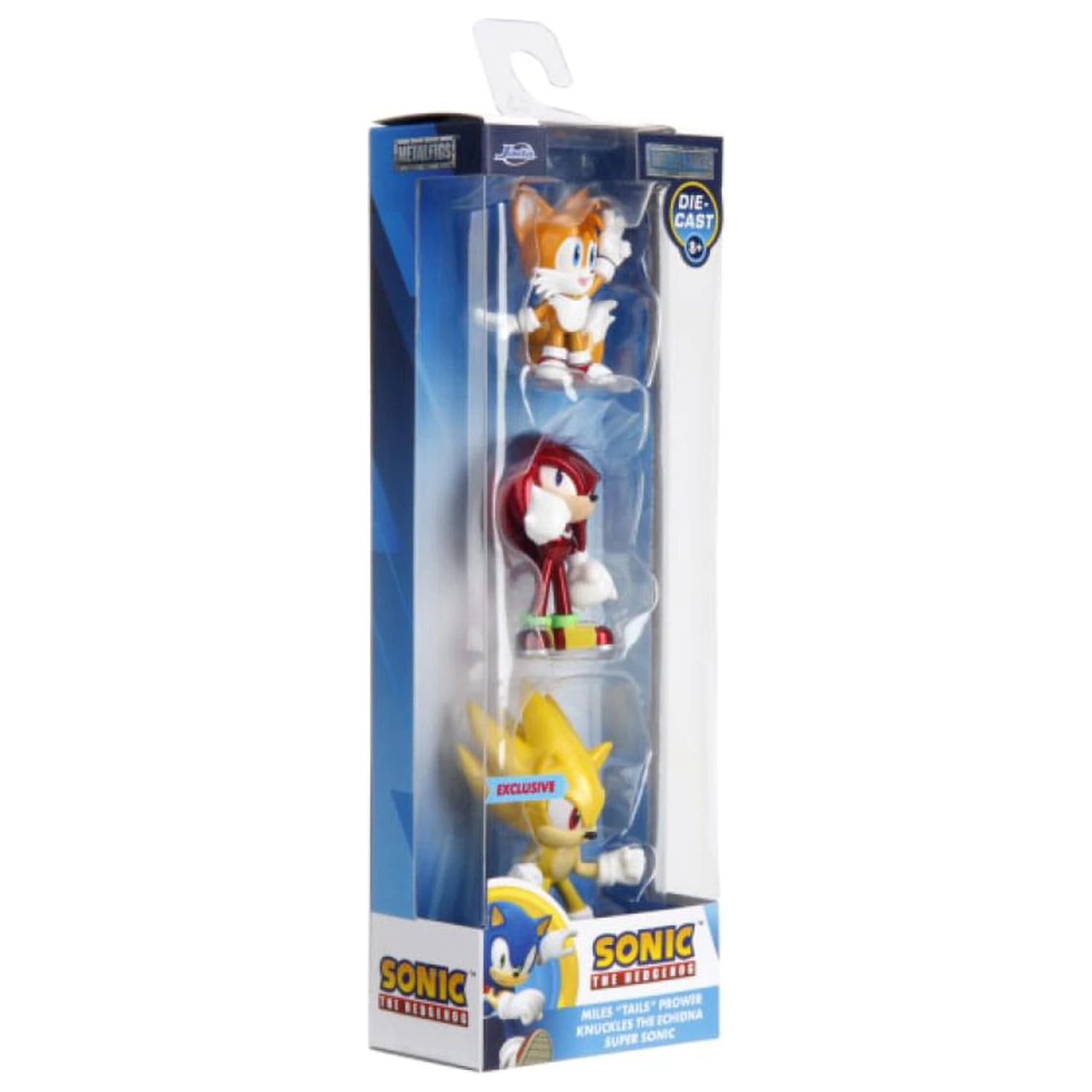 Sonic the Hedgehog Nano Metalfigs Diecast 3 db-os Mini figura csomag 5 cm  termékfotó