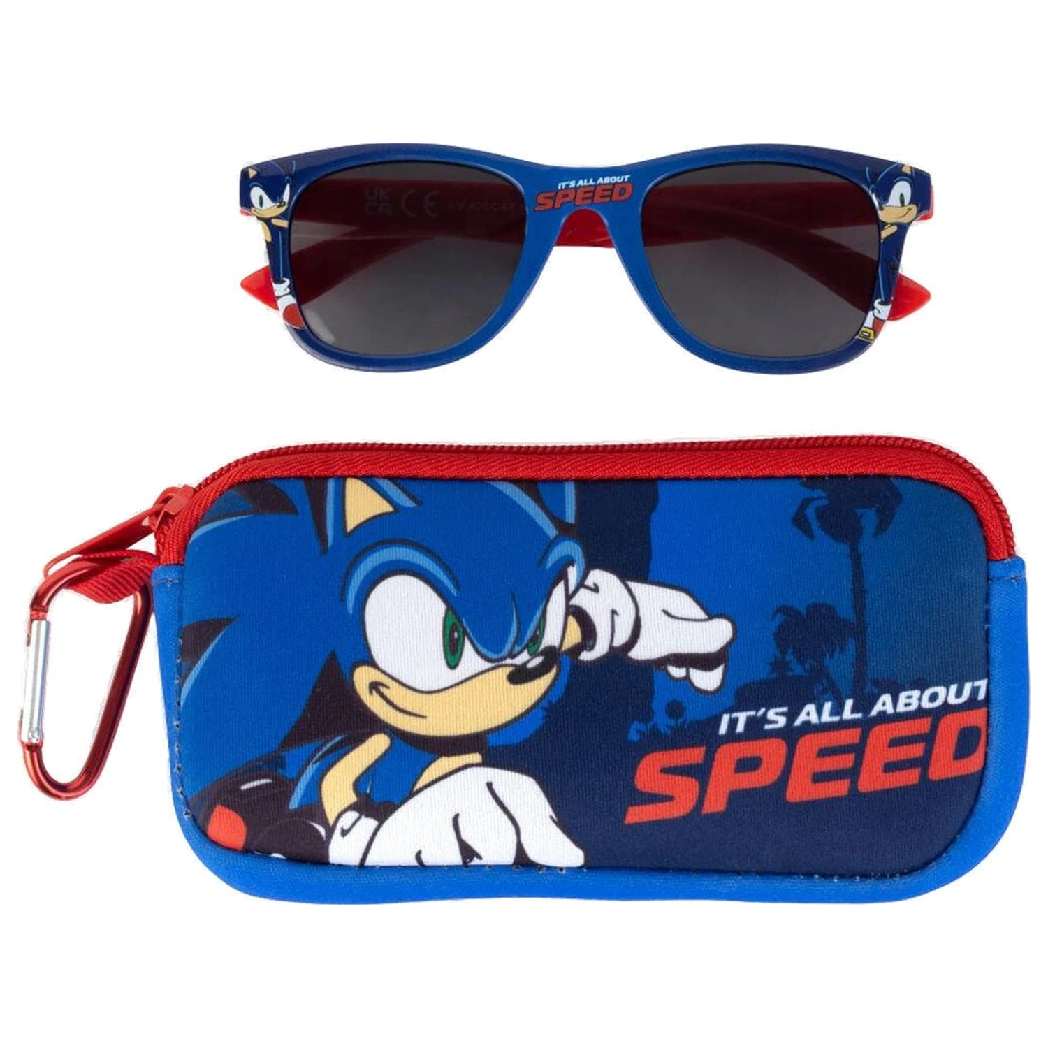 Sonic The Hedgehog napszemüveg és szemüvegtok termékfotó