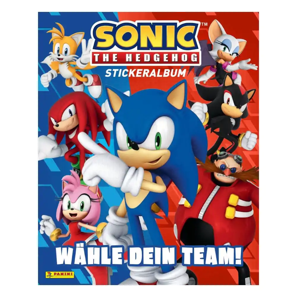 Sonic the Hedgehog német nyelvű matrica album termékfotó