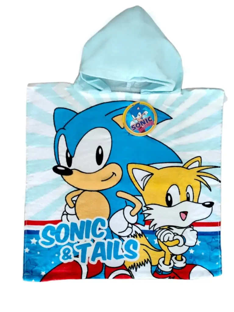 Sonic The Hedgehog cotton poncho towel termékfotó