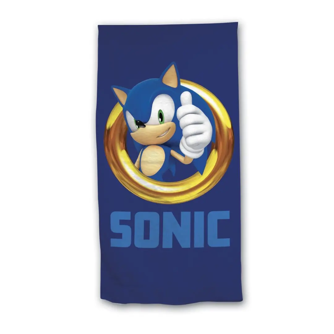 Sonic the Hedgehog pamut strand törölköző termékfotó