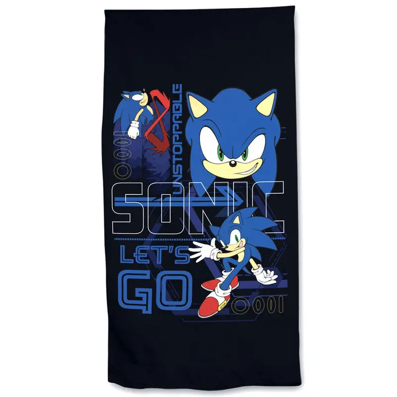 Sonic The Hedgehog cotton beach towel termékfotó