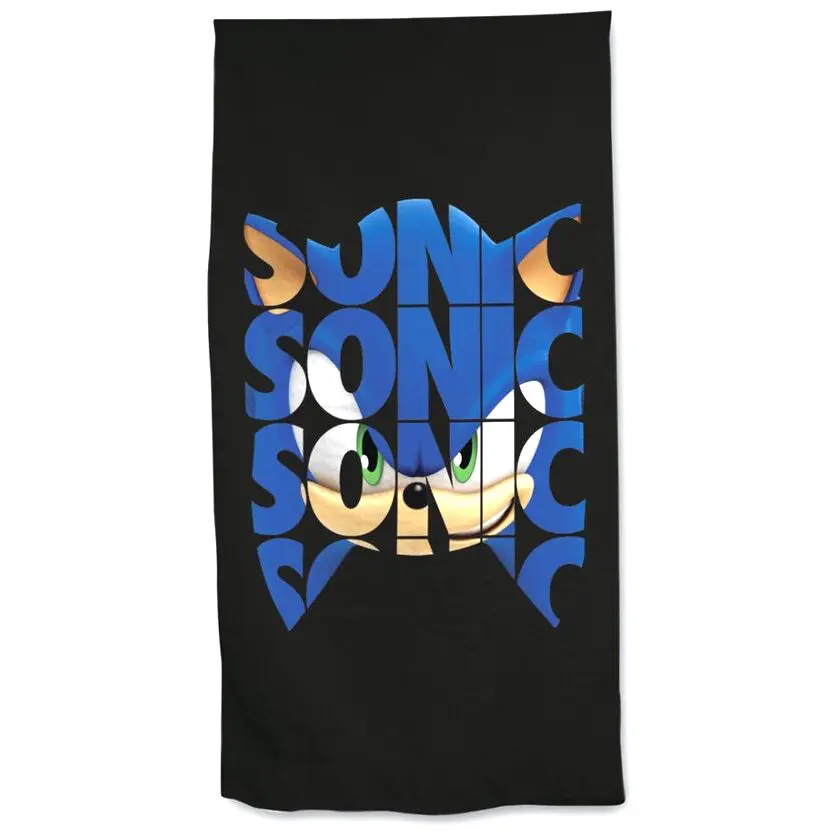 Sonic the Hedgehog pamut strand törölköző termékfotó