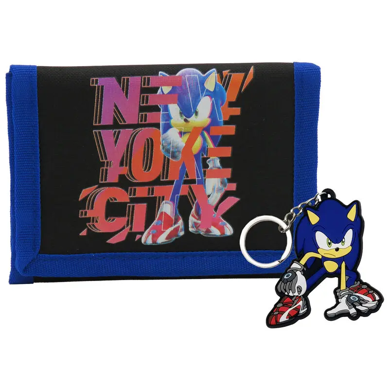 Sonic the Hedgehog pénztárca és kulcstartó termékfotó