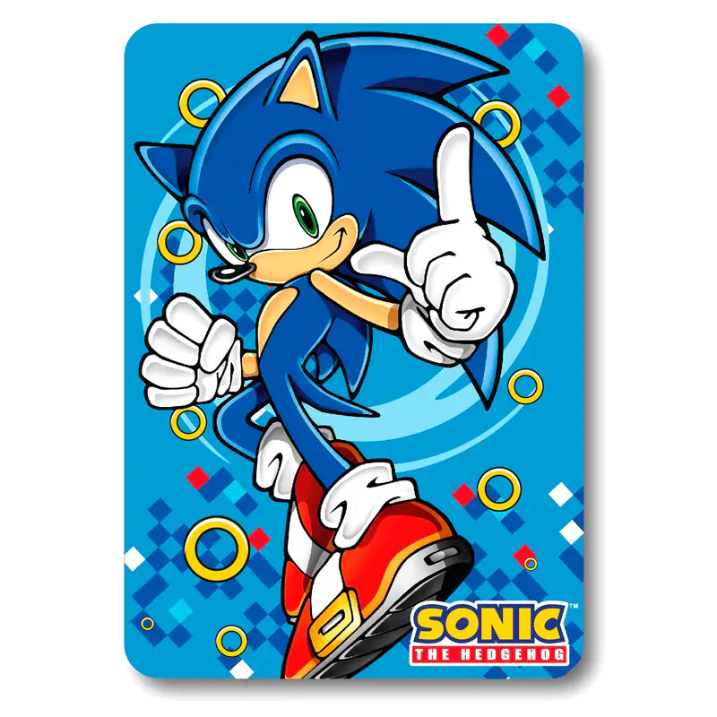 Sonic the Hedgehog polár pléd takaró termékfotó