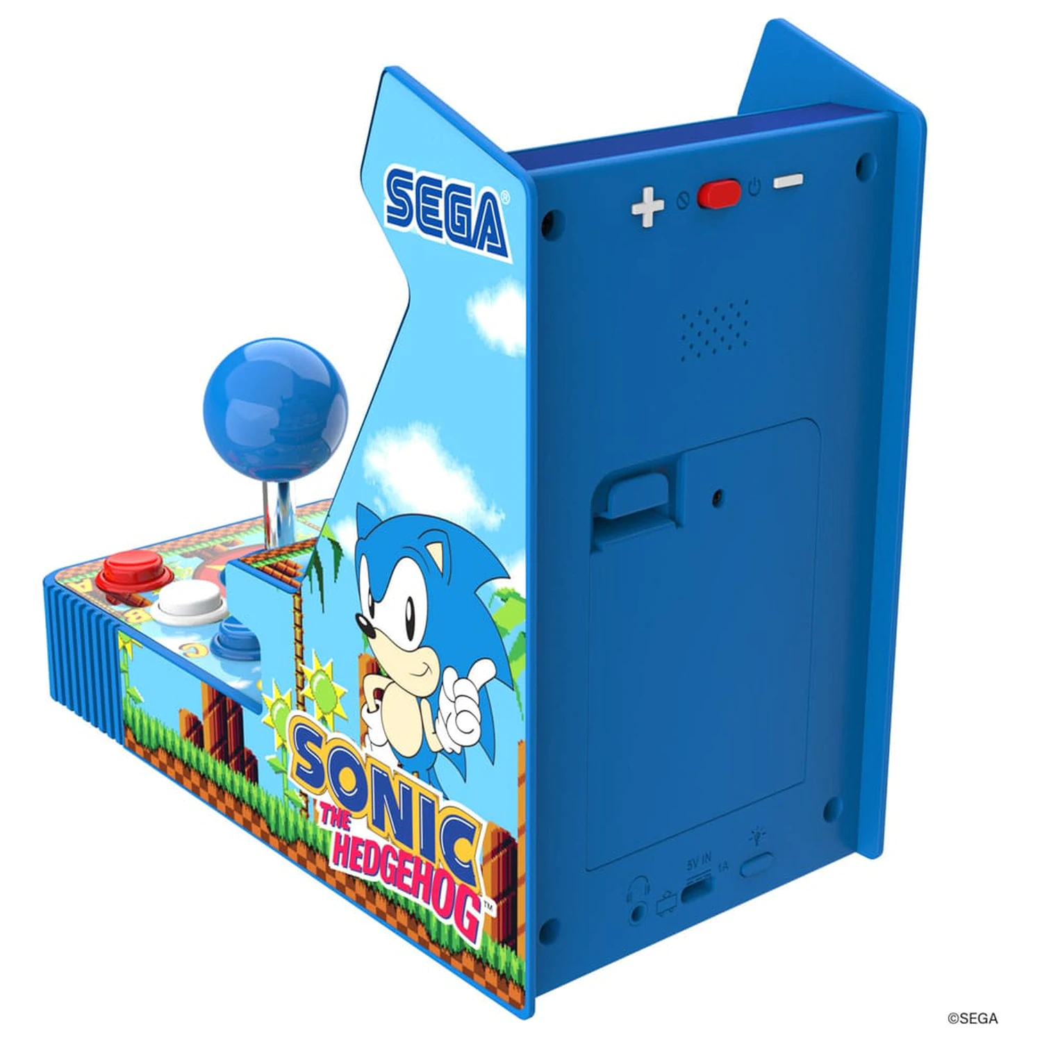 Sonic The Hedgehog Portable Retro Arcade Joystick Player hordozható mini arcade játékgép termékfotó