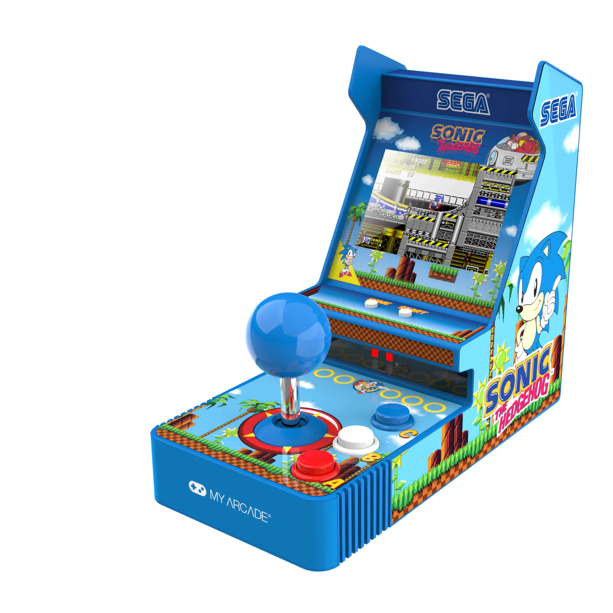 Sonic The Hedgehog Portable Retro Arcade Mighty Player hordozható mini arcade játékgép termékfotó