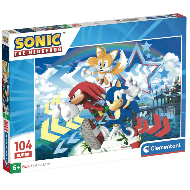 Sonic the Hedgehog puzzle 104pcs termékfotó