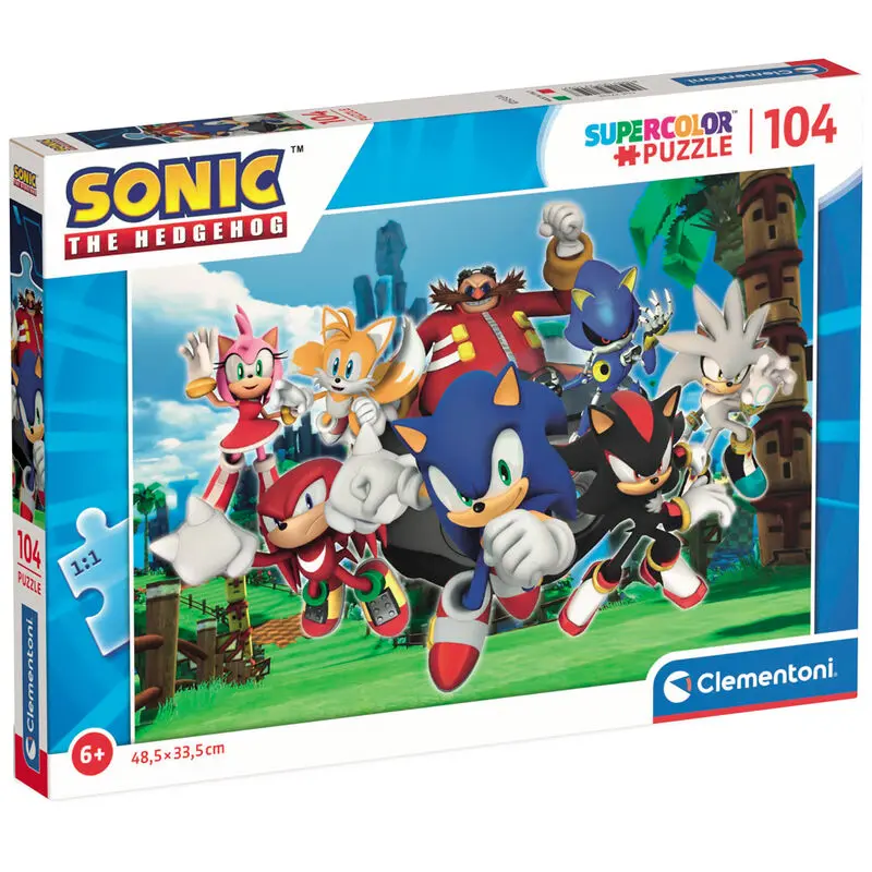 Sonic The Hedgehog puzzle 104db-os termékfotó