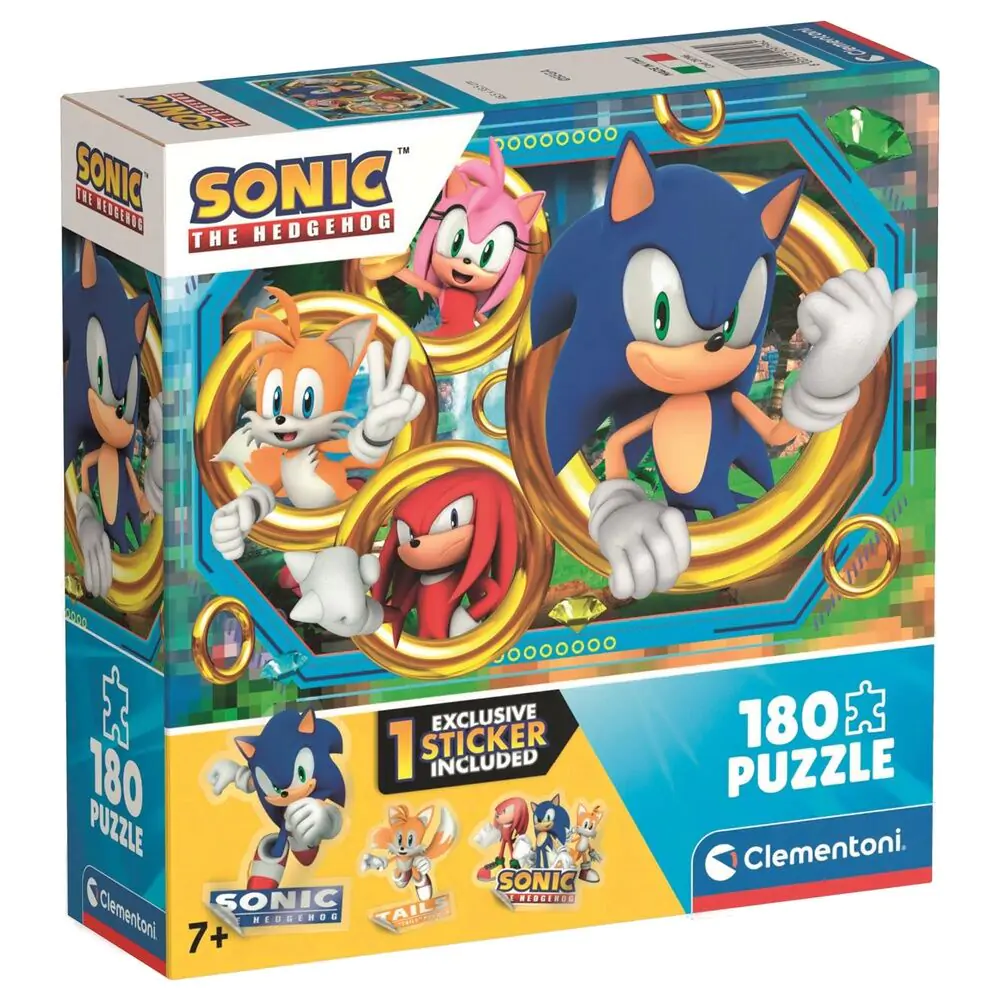 Sonic the Hedgehog puzzle 180db-os termékfotó