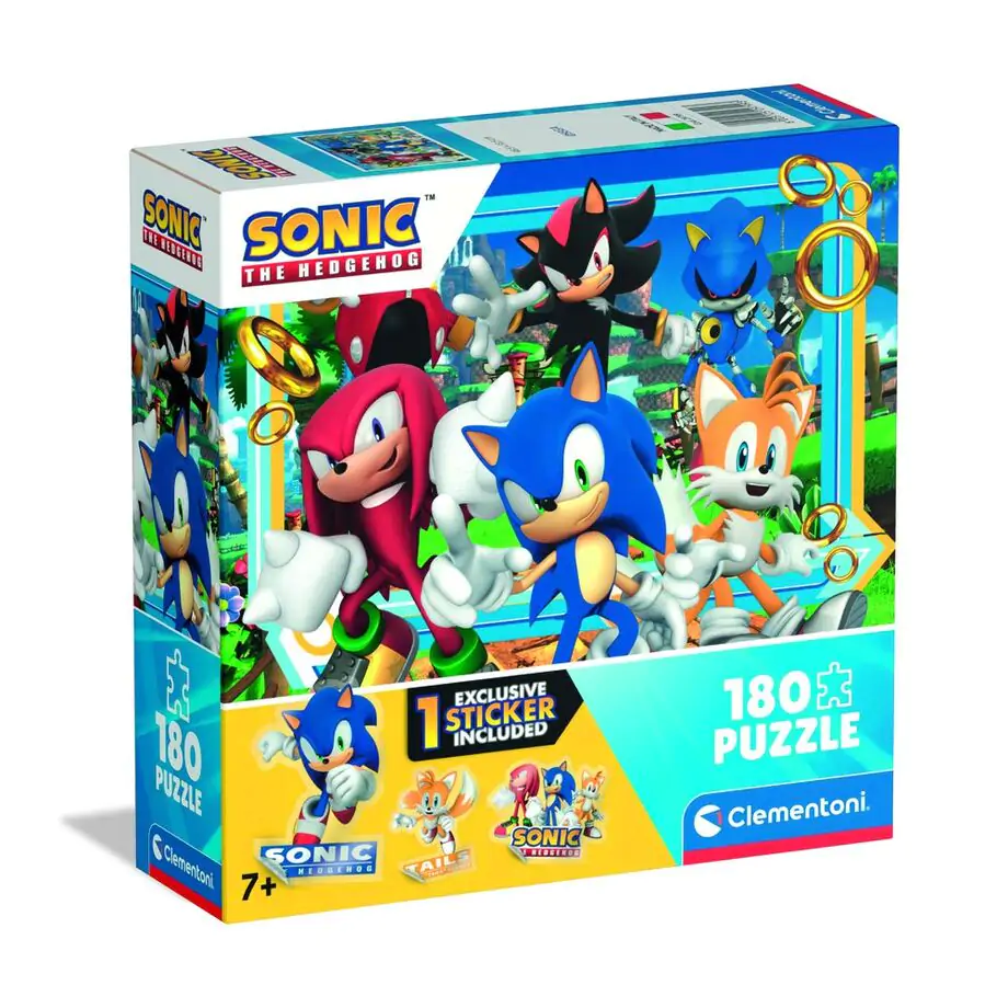 Sonic the Hedgehog puzzle 180db-os termékfotó