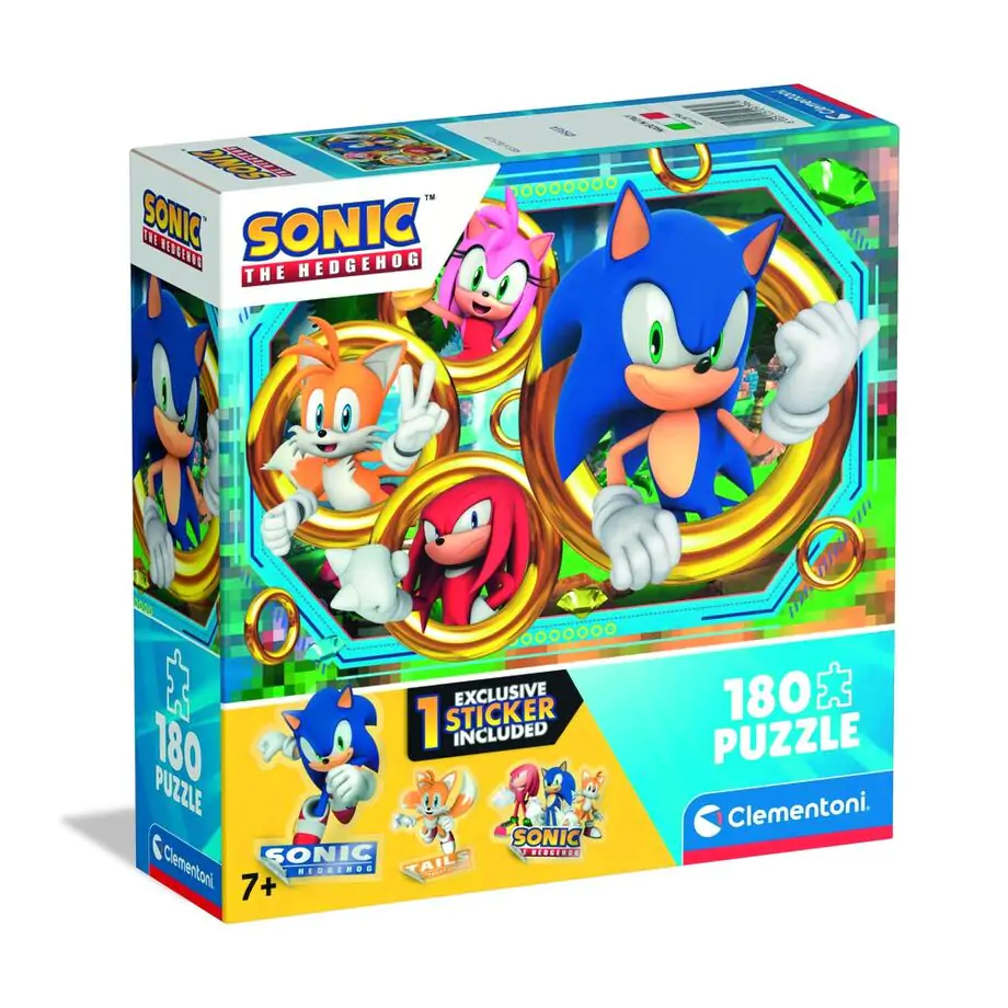 Sonic the Hedgehog puzzle 180db-os termékfotó