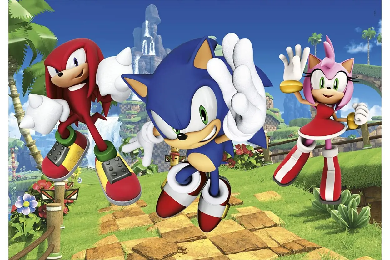 Sonic The Hedgehog puzzle 3x48db-os termékfotó