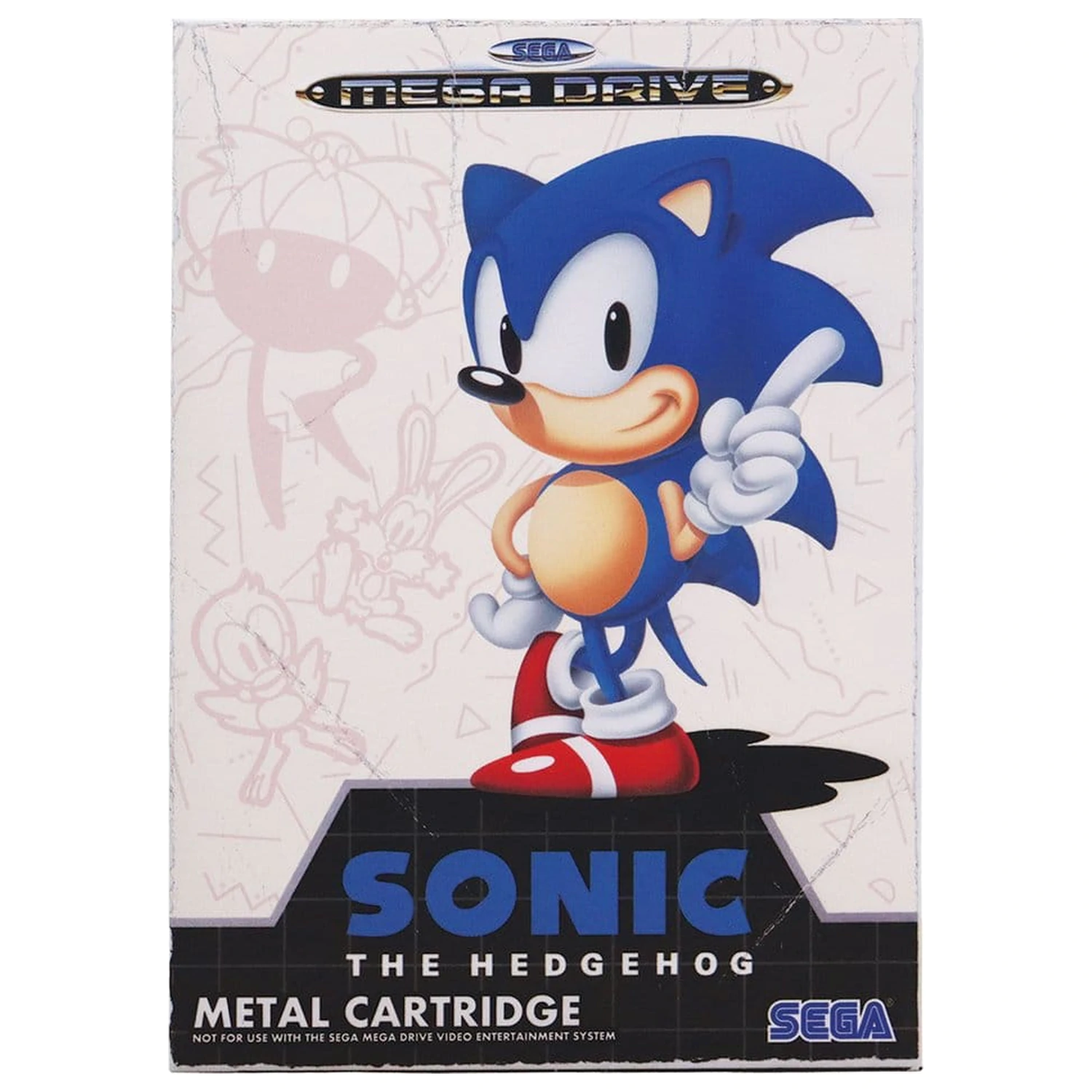 Sonic the Hedgehog replika Game Cartridge Limitált kiadás 11 x 7 x 1 cm termékfotó